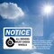 Signmission All Drivers Must Chock Wheels OSHA Notice Sign, Vinyl Decal, 10in W x 7in L, 2PK OS-2PACK-NS-D-710-L-15218 - alternate 3